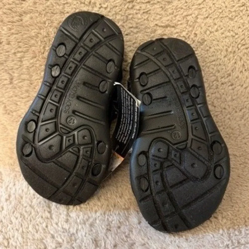 Body Glove Youth Black Water Sandals Closed Toe Mesh Sport Shoes Size 12 NEW